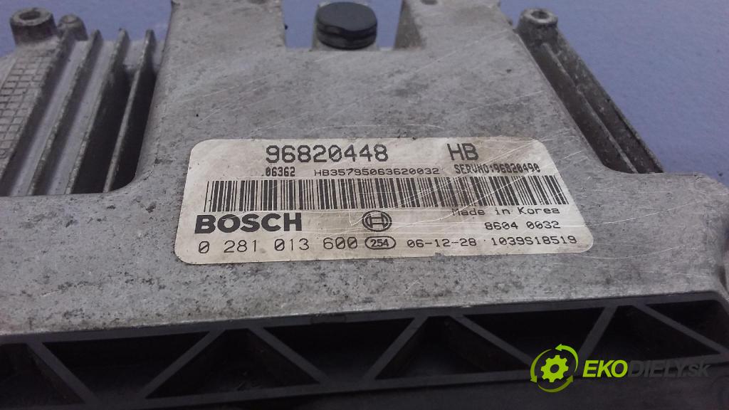 Chevrolet Nubira 2008 řídící jednotka Motor: 96820448