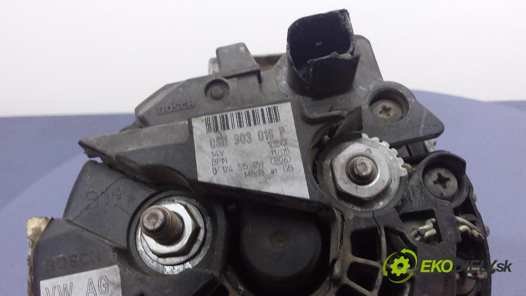 Audi A4 2003 Alternator 06B903016P