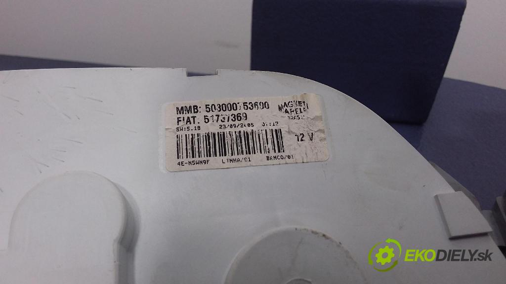 Fiat Albea 2006 řídící jednotka Motor: 51779527