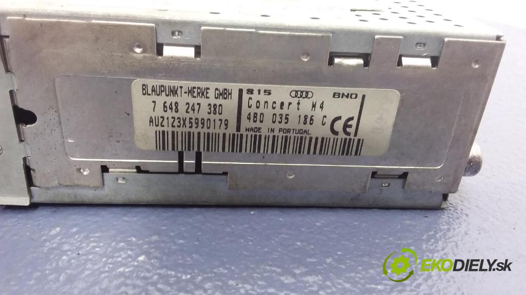 Audi A4 1999 Radio I Navigace: 4B035186C