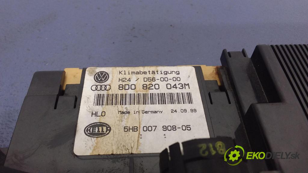 Audi A4 1999 Přepínač Klimatizace: Proud vzduchu 8D0820043M