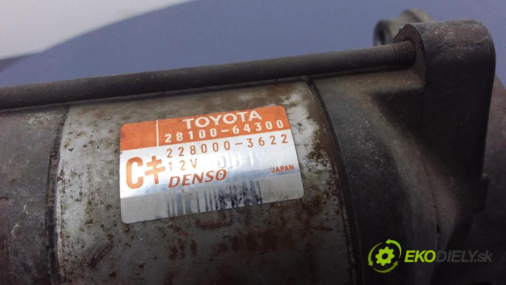 Toyota Corolla 2001 startér: 28100-64300
