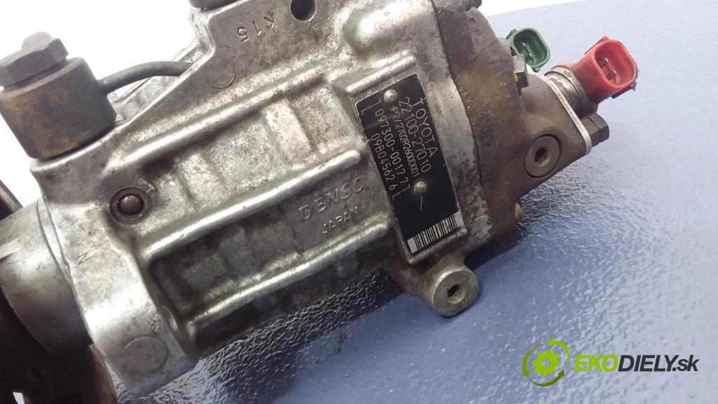 Toyota Corolla 2001 čerpadlo Injekce: 22100-27010