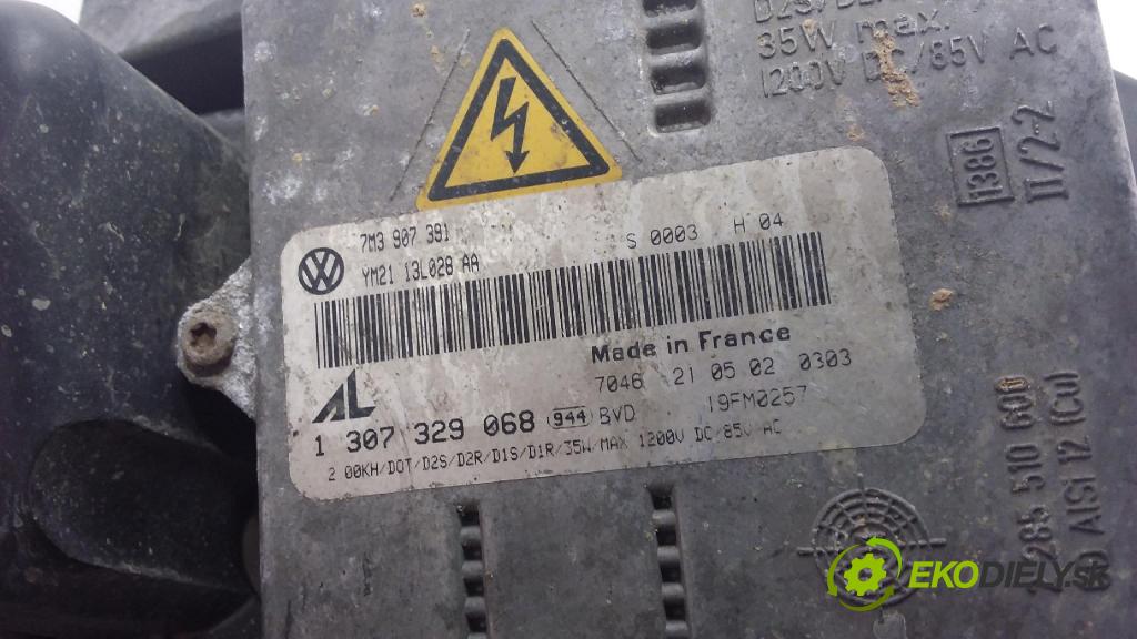Vw Sharan 2002 Reflektor: v pravo: 7M3941016AC