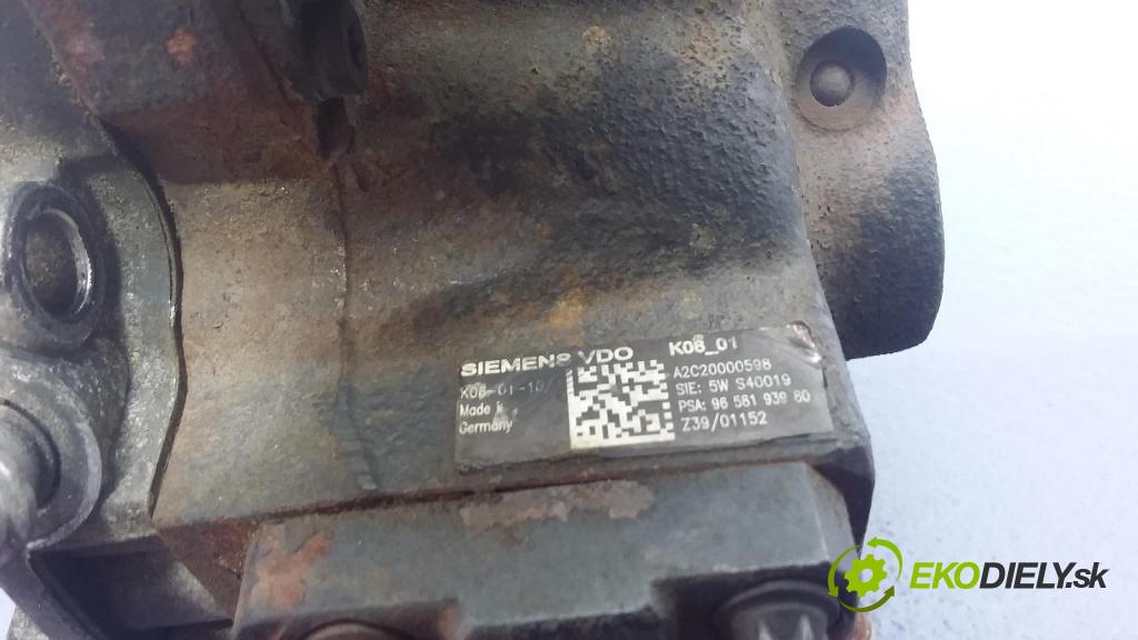 Ford Focus c-max 2006 čerpadlo Injekcia: 9658193980