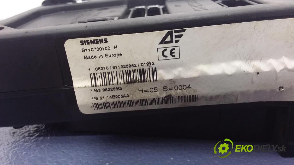 Volkswagen Sharan 2001 skříňka Pojistky 7M3962258Q