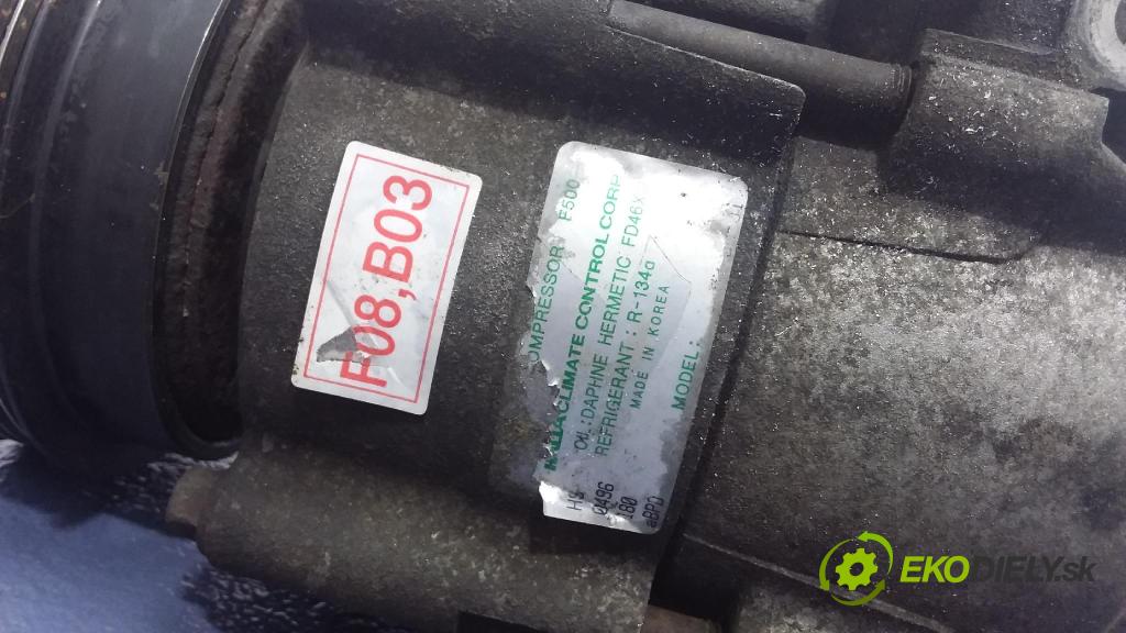 Hyundai Santa fe 2006 Kompresor: Klimatizace: F08,B03