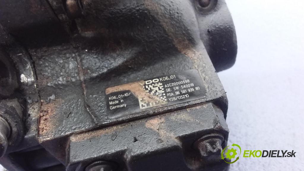 Peugeot 407 2005 čerpadlo Injekcia: 9658193980