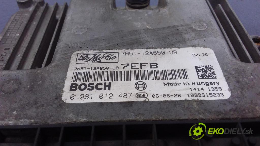 Ford Focus 2006 riadiaca jednotka Motor: 7M51-12A650-UB
