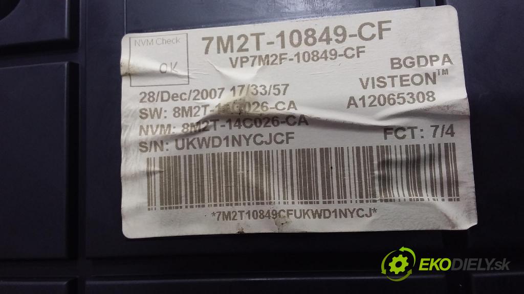 Ford Mondeo 2008 prístrojovka/ budíky 7M2T-10849-CF