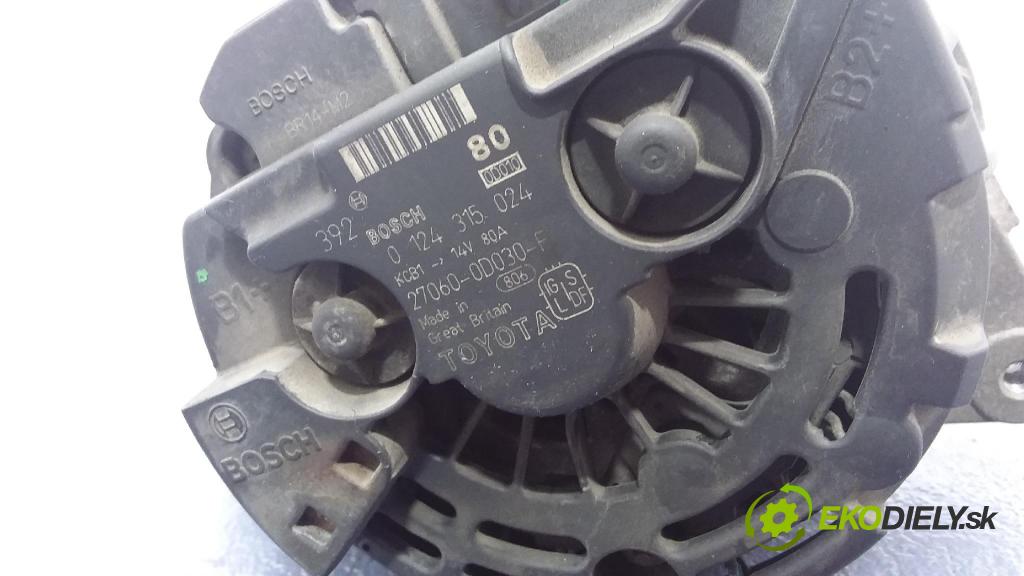 Toyota Corolla 2002 Alternator 27060-0D030-F