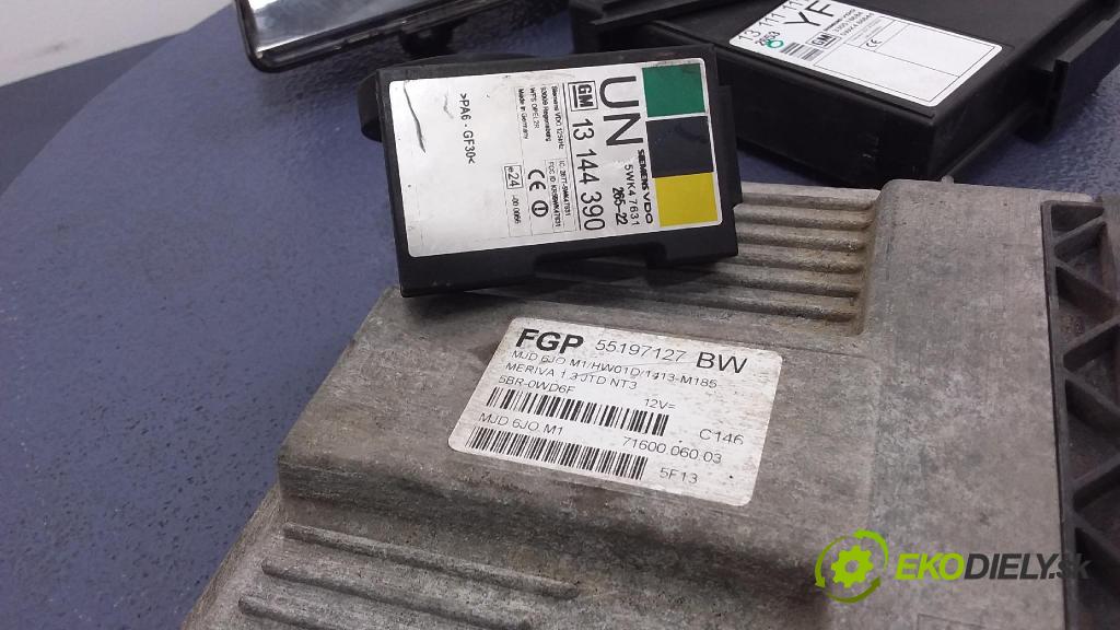 Opel Meriva 2005 riadiaca jednotka Motor: 55197127