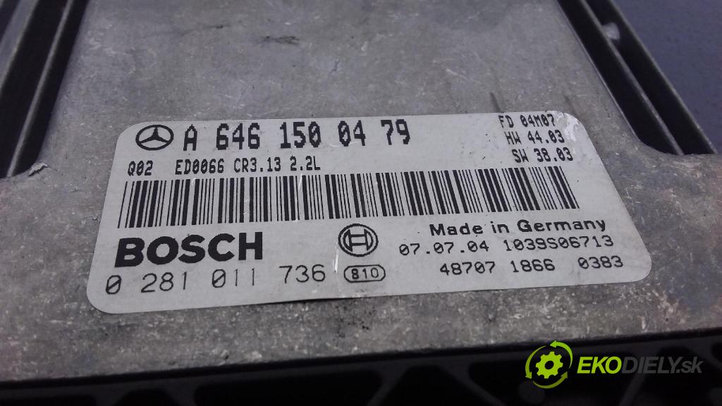 Mercedes-benz C 200 cdi 2004 riadiaca jednotka Motor: A6461500479