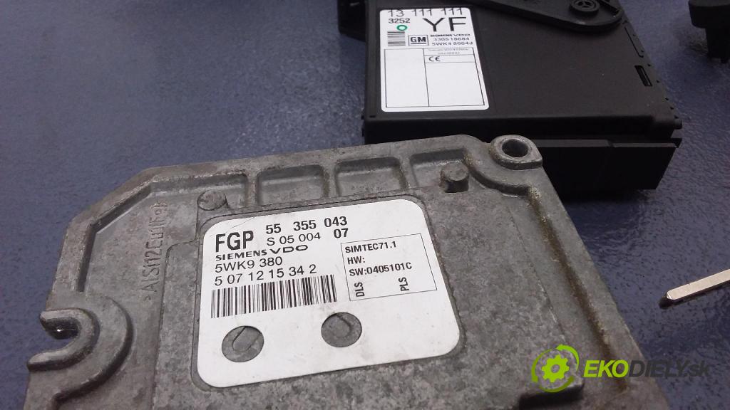 Opel Meriva-a 2005 riadiaca jednotka Motor: 55355043