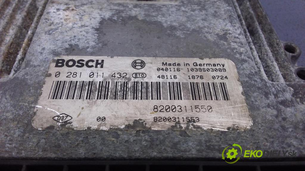 Renault Master 2004 řídící jednotka Motor: 8200311550