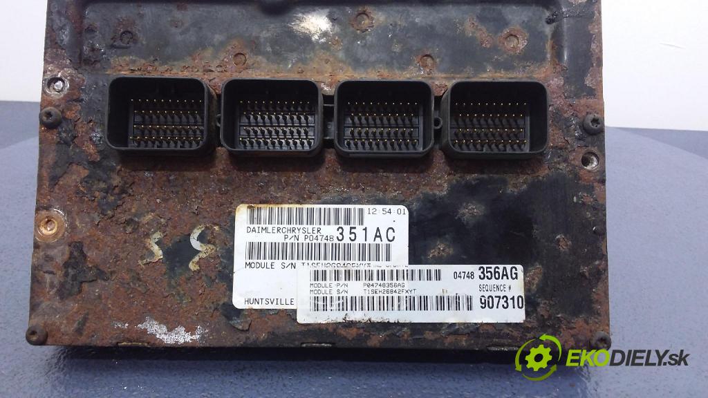 Chrysler Pacifica 2004 řídící jednotka Motor: P04748351AC