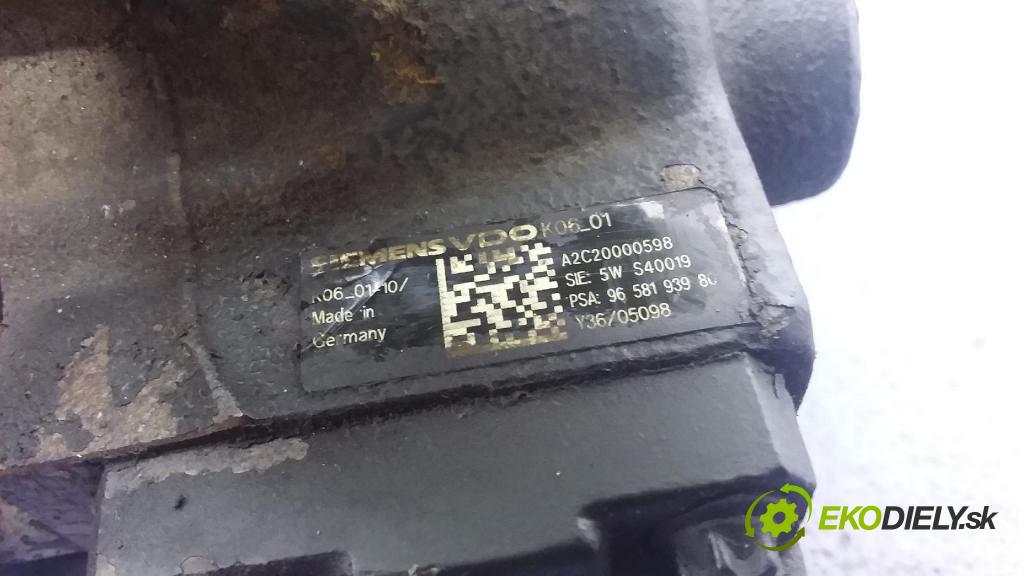 Citroen C5 2005 čerpadlo Injekcia: 9658193980