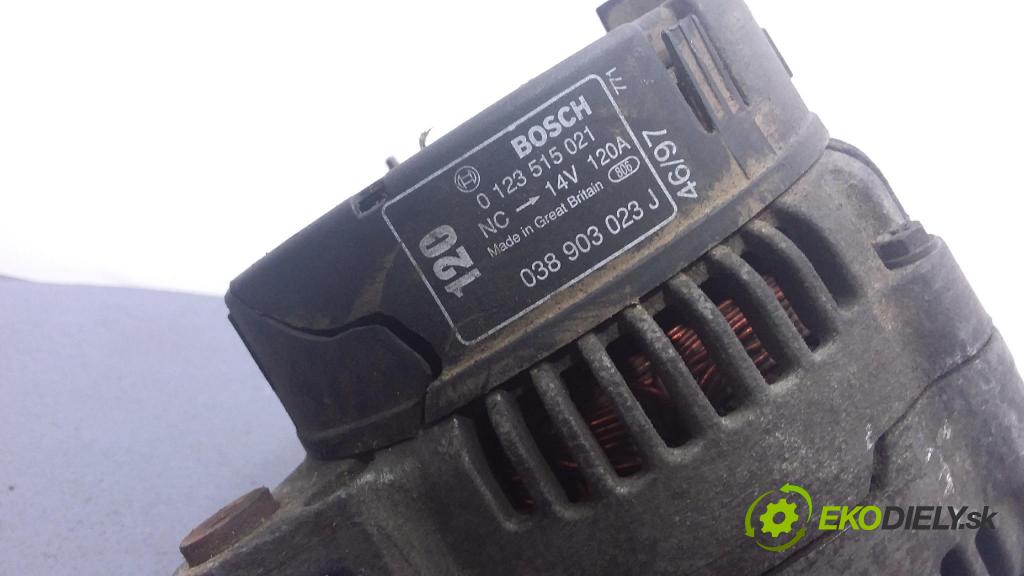 Audi A3 1997 Alternator 038903023J