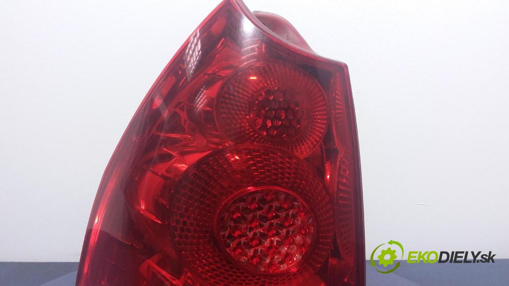 Peugeot 307 2005 svetlo / reflektor zad ľavá Vonkajsia: 9655768680