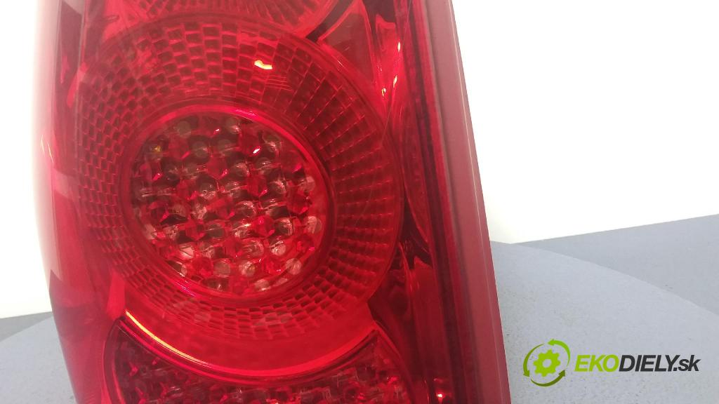 Peugeot 307 2005 svetlo / reflektor zad ľavá Vonkajsia: 9655768680