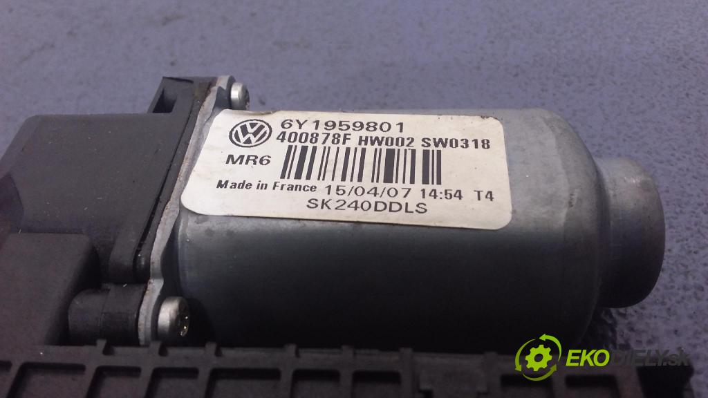 Skoda Fabia 2007 mechanizmus okna Okná: Predné Vľavo: 6Y1959801