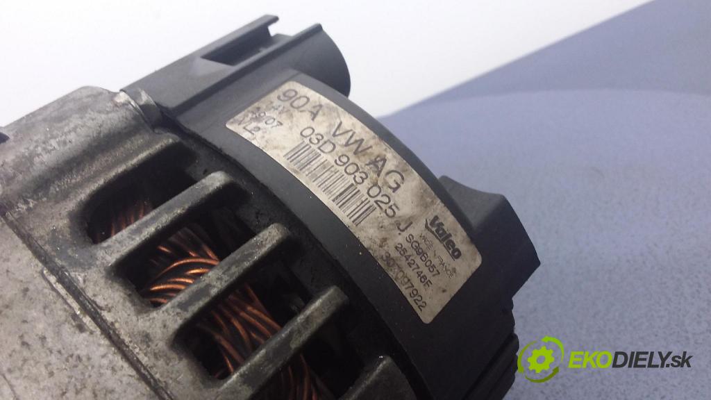 Skoda Fabia 2007 Alternator 03D903025J