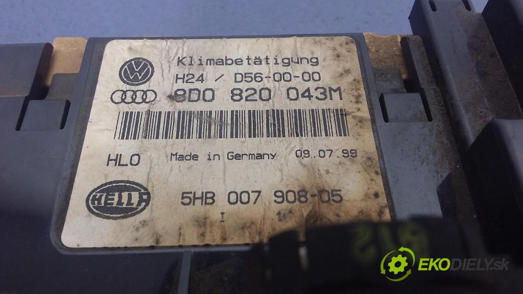 Audi A4 1999 prepínač Klimatizácia: Prúd vzduchu: 8D0820043M