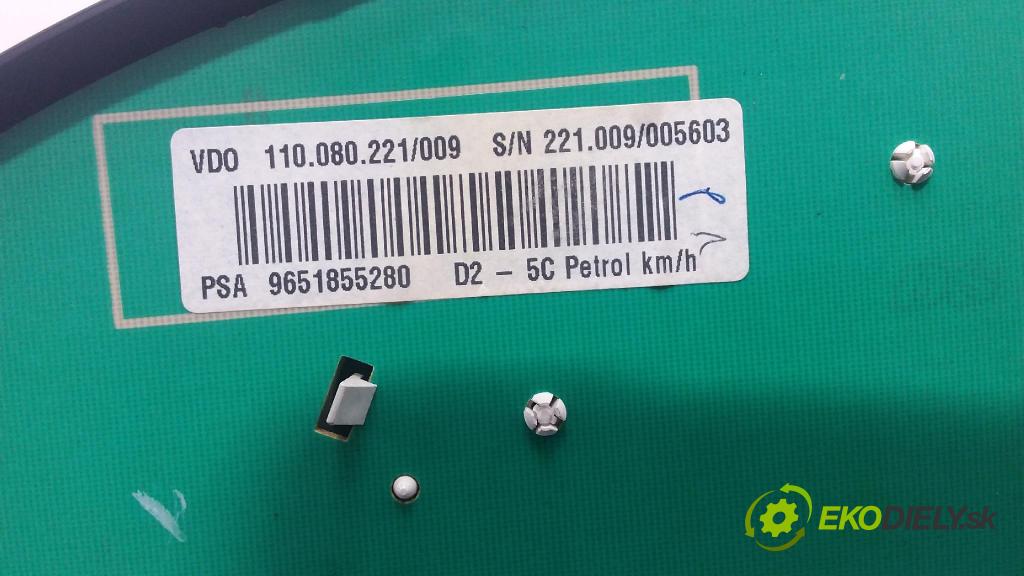 Peugeot 407 2004 prístrojovka/ budíky 9651855280