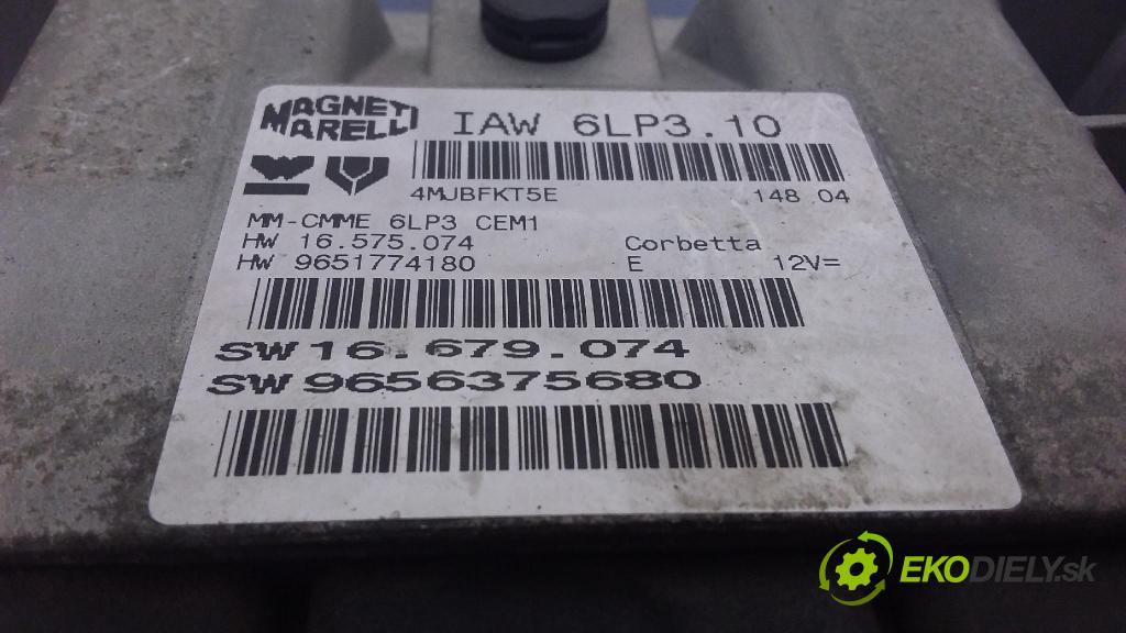 Peugeot 407 2004 riadiaca jednotka Motor: 9656375680