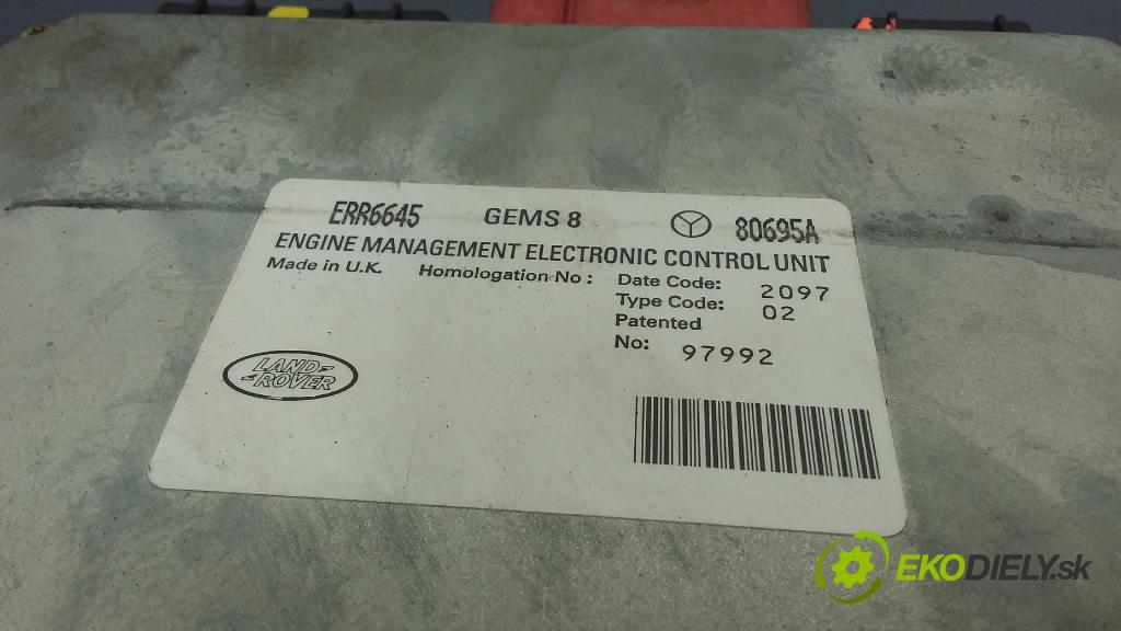 Land rover Range rover 1997 riadiaca jednotka Motor: ERR6645