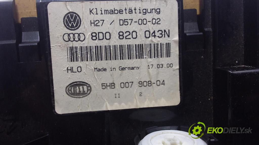 Audi A4 2000 prepínač Klimatizácia: Prúd vzduchu: 8D0820043N