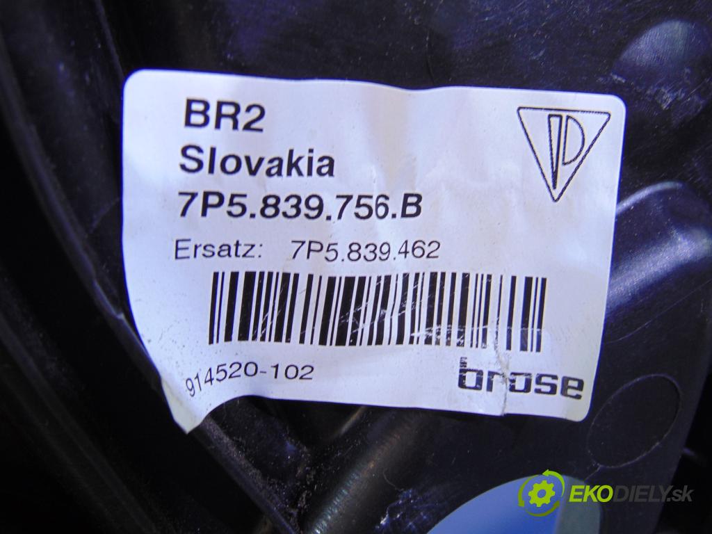 Porsche Cayenne 2011 mechanismus stahování Sklenka: Zad: v pravo: 7P5839756