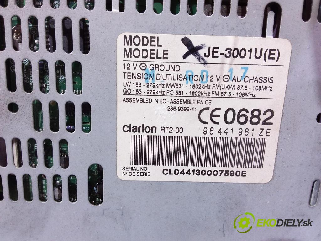 Citroen C5 2003 Radio I Navigácia: 96441981ZE