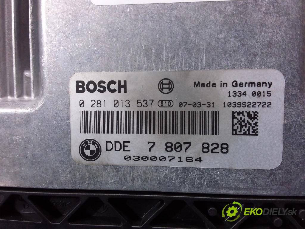 Bmw Seria 1 2007 riadiaca jednotka Motor: DDE7807828
