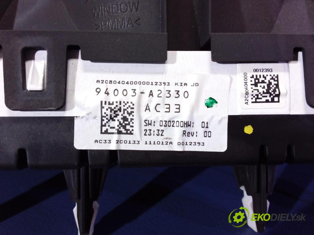 Kia Ceed 2012 prístrojovka/ budíky 94003-A2330