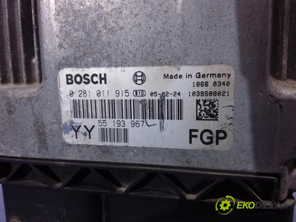 Opel Vectra 2005 riadiaca jednotka Motor: 55193967