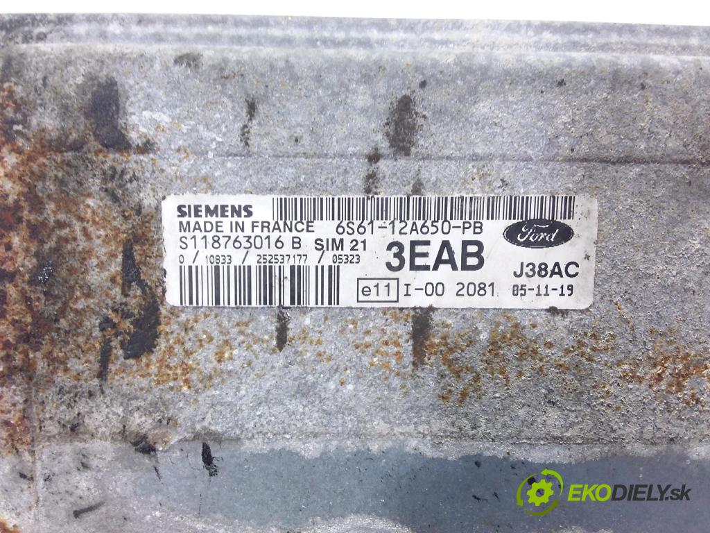 Ford Fiesta 2006 riadiaca jednotka Motor: 6S61-12A650-PB