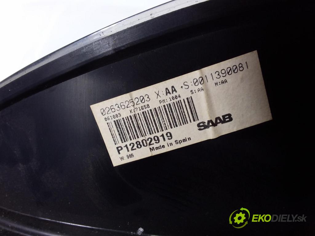 Saab 9-3 2003 prístrojovka/ budíky 12802919