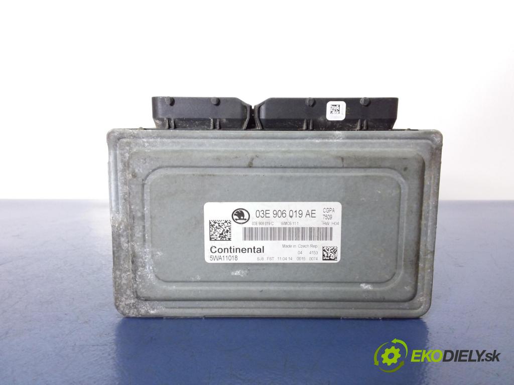 Skoda Fabia 2014 riadiaca jednotka Motor: 03E906019AE