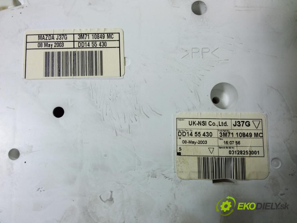 Mazda 2 2003 prístrojovka/ budíky 3M7110849MC
