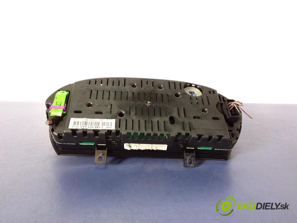 Skoda Fabia 2006 prístrojovka/ budíky 6Y0920883E