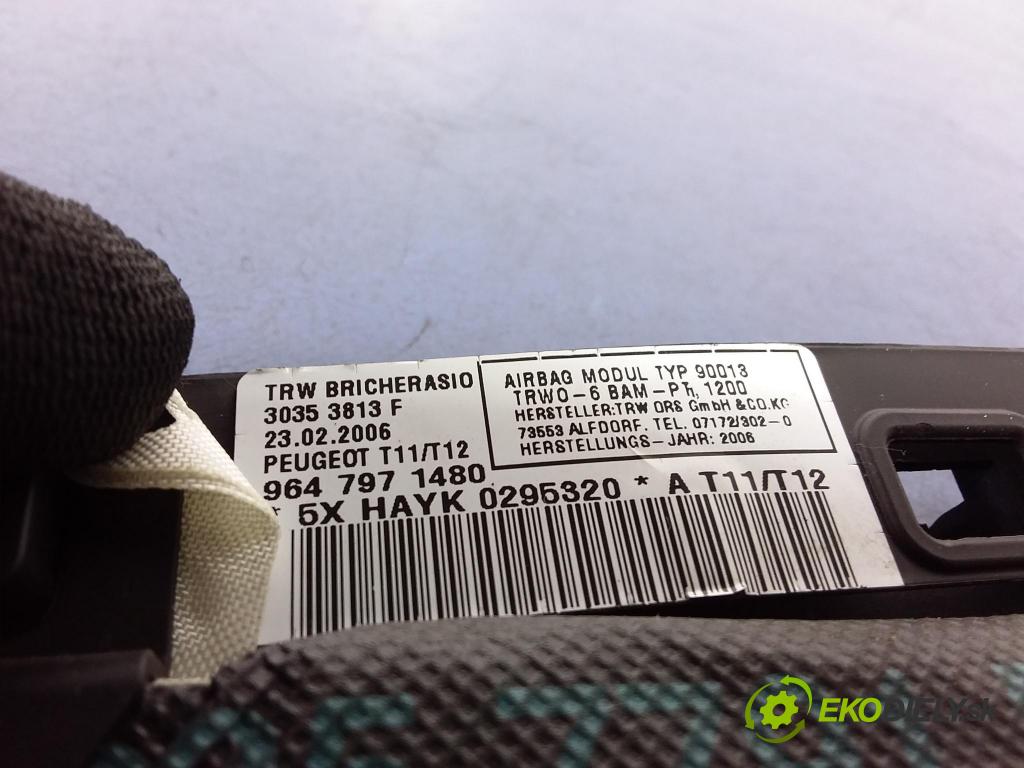 Peugeot 206 2006 Airbag: clona x 30357753D