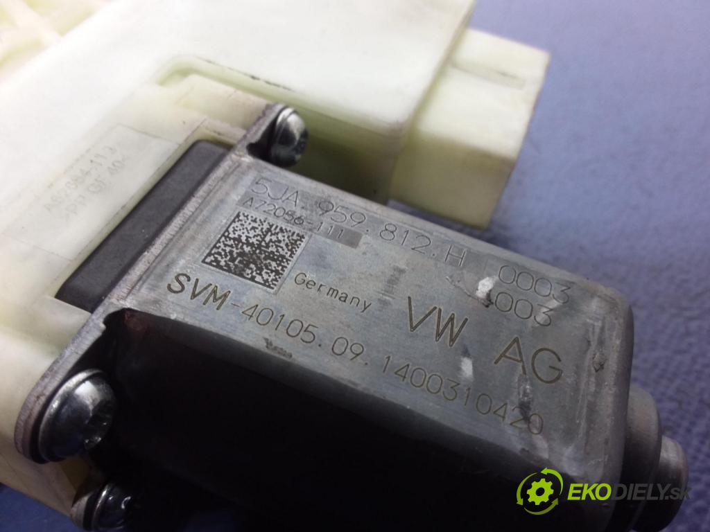 Skoda Rapid 2014 mechanismus stahování Sklenka: Zad: v pravo: 5JA839462
