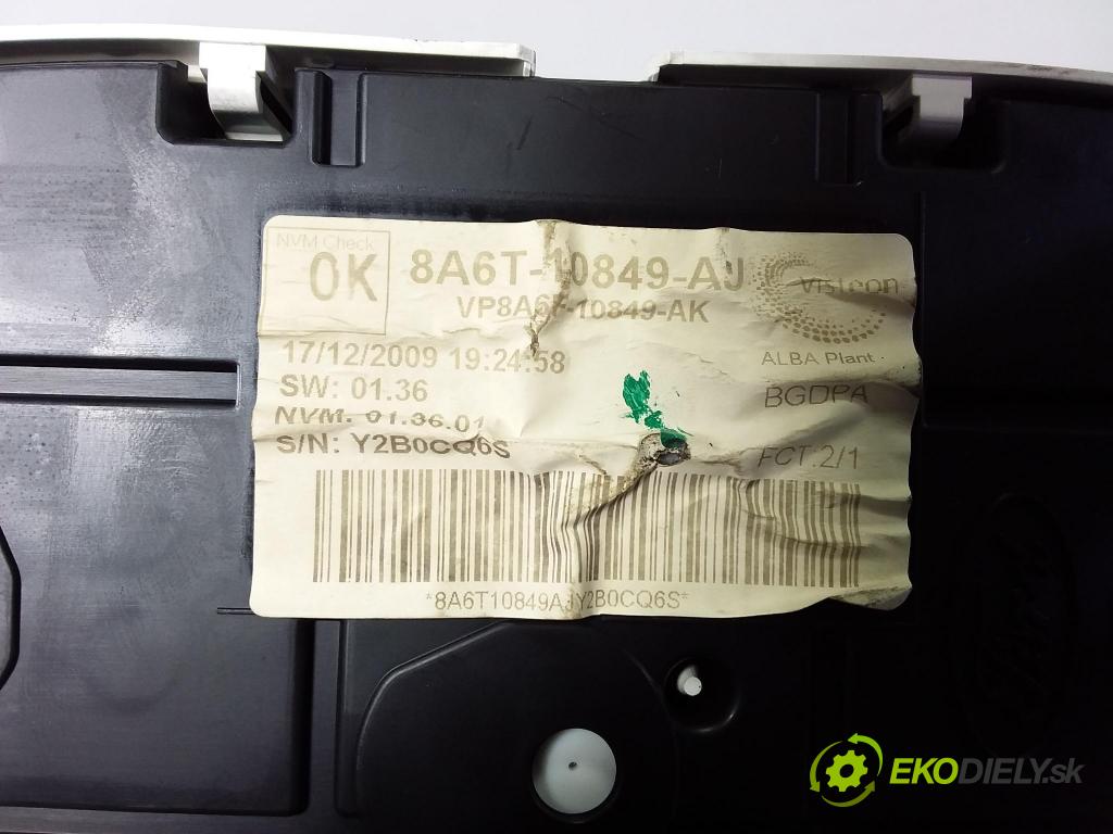 Ford Fiesta 2009 prístrojovka/ budíky 8A6T-10849-AJ