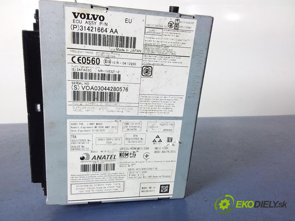 Volvo V60 2014 Radio I Navigácia: 31421664AA