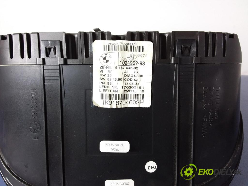 Bmw Seria 1 2009 prístrojovka/ budíky 9187046
