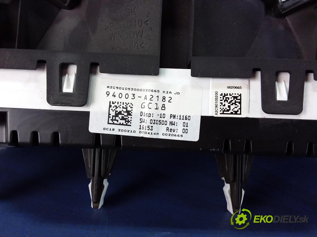 Kia Ceed 2014 prístrojovka/ budíky 94003-A2182