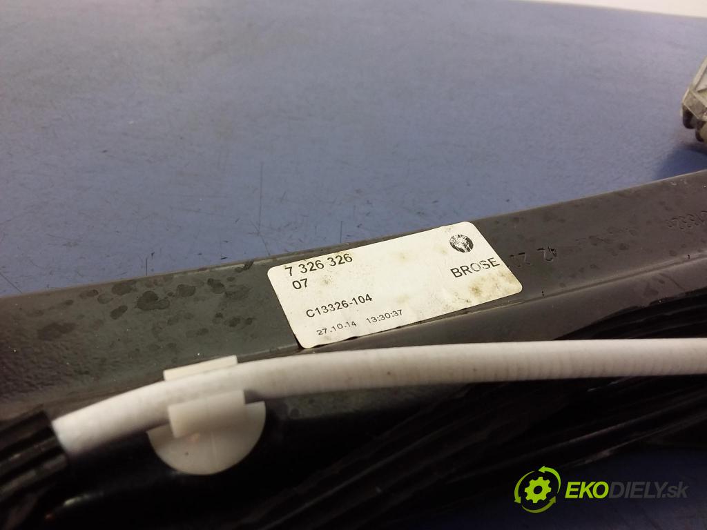 Bmw Seria 4 2014 mechanismus stahování Sklenka: Zad: v pravo: 7326326