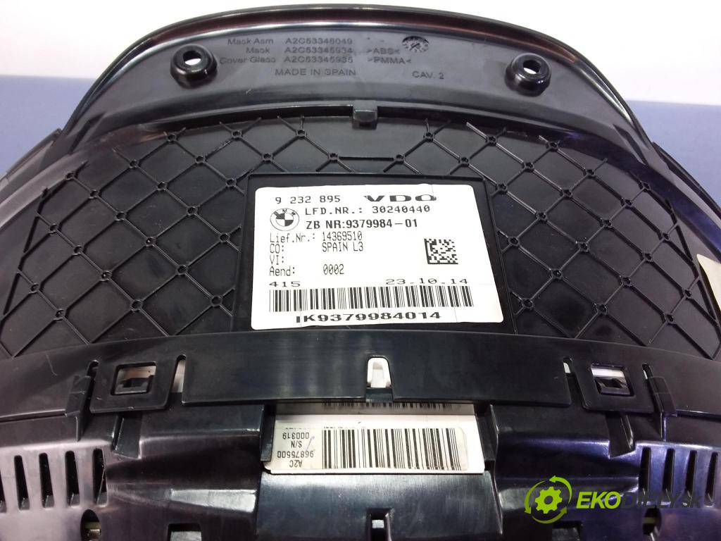 Bmw Seria 4 2014 prístrojovka/ budíky 9232895