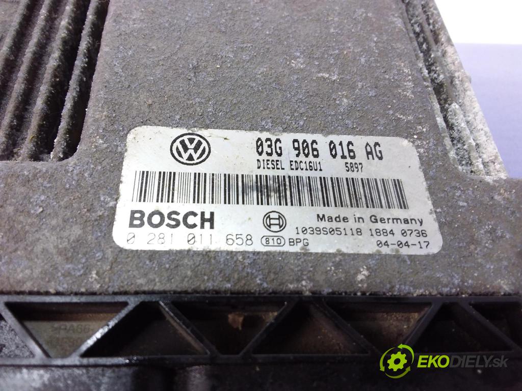 Skoda Octavia 2004 riadiaca jednotka Motor: 0281011658